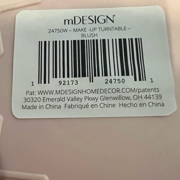 mDesign Make-up Brush Turntable- 5 Compartments- NWT - Picture 5 of 5